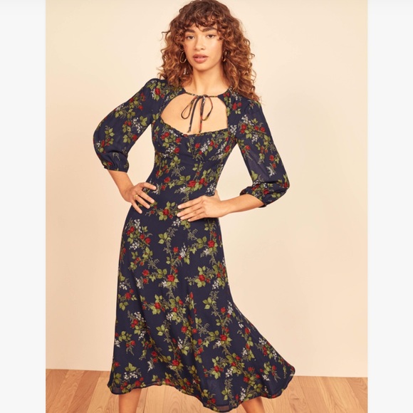 Reformation Dresses & Skirts - Reformation Poulter Dress in Bordeaux NWT 2